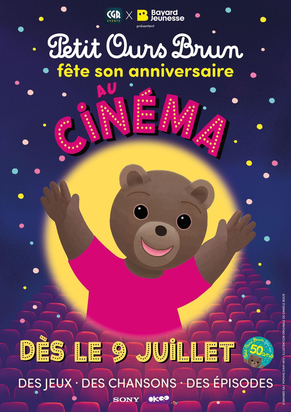 Petit Ours Brun fête son anniversaire au cinéma
