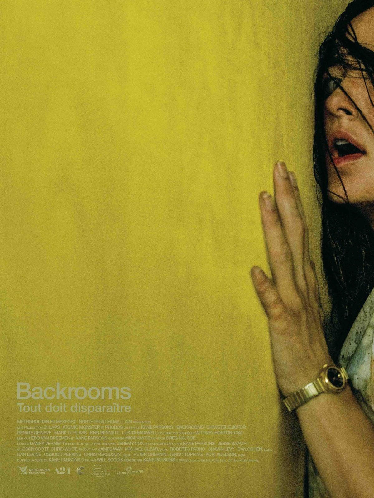 Backrooms : tout doit disparaître